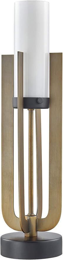 Jensine Accent Lamp – Modern Brushed Bronze Table Lamp, Commercial Grade Quality for Living Room