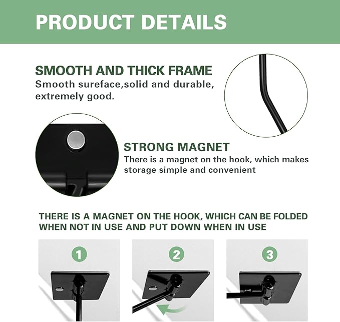 Banana Hanger Hook – Space Saving Banana Holder Hanger to Keep Bananas Fresh, Self Adhesive and Screw Banana Hook 4Pack Black