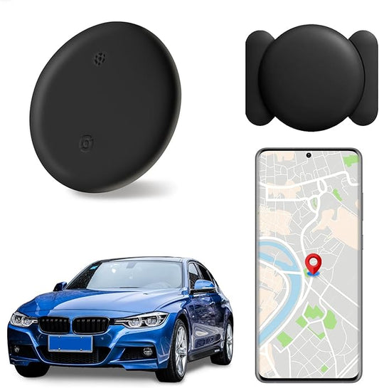 Mini Hidden GPS Tracker for Vehicles – Magnetic Waterproof Real‑Time Locator – Apple Find My Compatible(iOS Only), No Monthly Fee, Long Battery Life – Cars, Pets, Kids, Assets