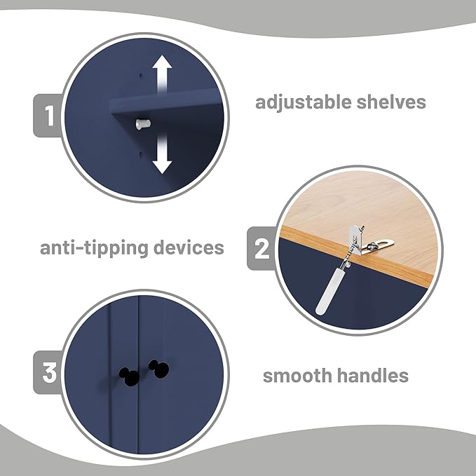 Merax 71.3" Tall Kitchen Storage Cabinet Pantry Farmhouse Freestanding Large Cupboard with 2 Drawers,2 Adjustable Shelves,for Dining Room