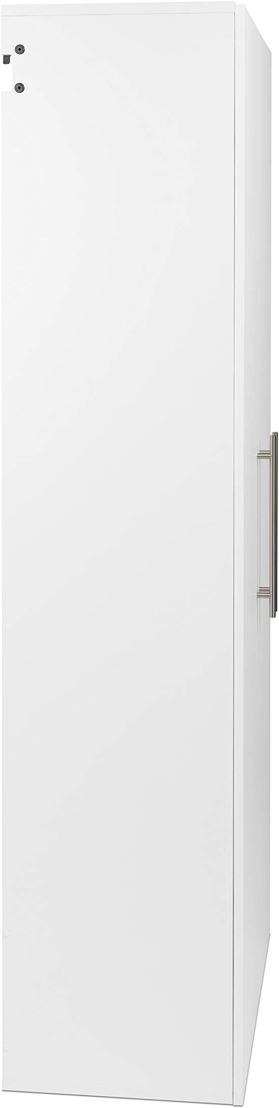 Prepac HangUps 30" Large Garage Cabinet, Bathroom Cabinet Wall Mount, Ideal for Garage, Kitchen and Laundry Organization 30" W x 72" H x 16" D, White