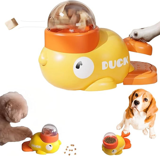 Interactive Dog Treat Dispenser, Puzzle Feeder Dog, Duck Pet Feeder for Healthy Eating, Interactive Treat Dispenser Toy for Dogs and Cats (1 PCS)