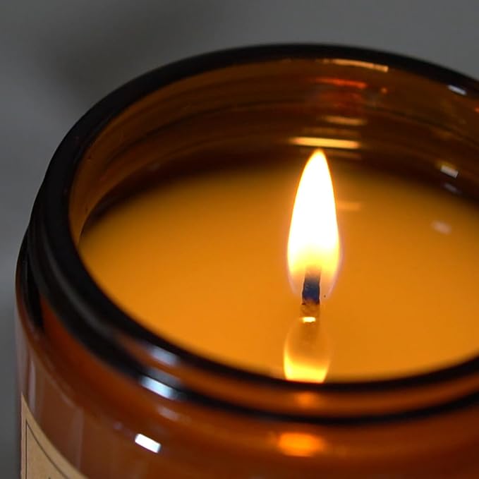 Lavender Eucalyptus Candles for Home Scented - 8oz Aromatherapy Candles for Relaxation Anxiety Stress Relief Non Toxic, Calming Candles Gifts for Women Soothing Relaxing Bath Yoga Meditation