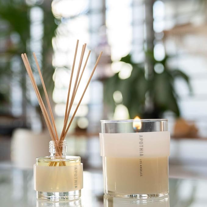 APOTHIA - Spiritual Candle | Sandalwood & Mint | Award Winning Scented Candles with Premium Soy Wax Blend | 60 Hour Long Burning | 9 oz | Small Batches for Luxury Quality