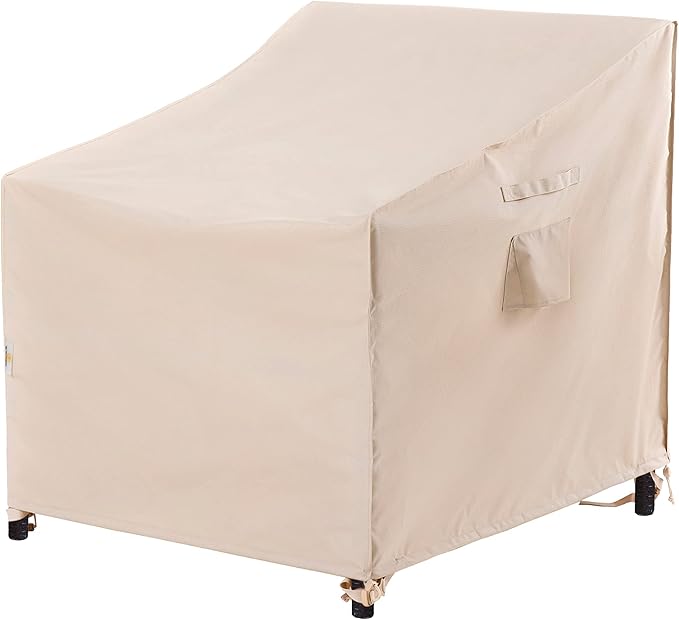 F&J Outdoors Patio Chair Covers Waterproof UV Resistant Outdoor Dining Chair Cover, 33" W x 34" D x 32" H