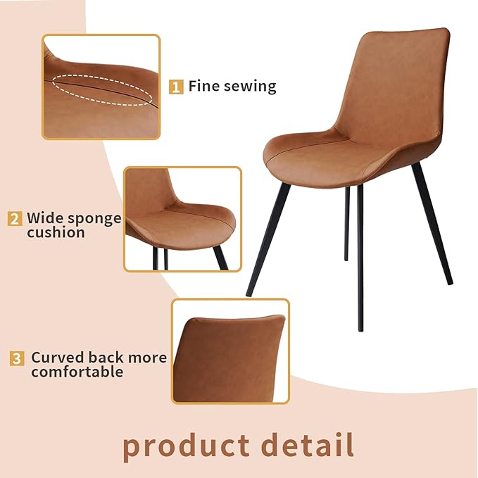 ZckyCine Modern Dining Table Set for 4-6 People Kitchen Dining Room Table Set Extendable Wood Dining Table and 4 Upholstered Chairs, Home Kitchen Furniture