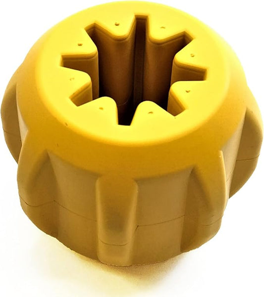 SodaPup Industrial Dog Gear – Durable Dog Treat Dispenser & Chew Toy Made in USA from Non-Toxic, Pet-Safe, Food Safe Natural Rubber for Mental Stimulation, Problem Chewing, Calming Nerves & More