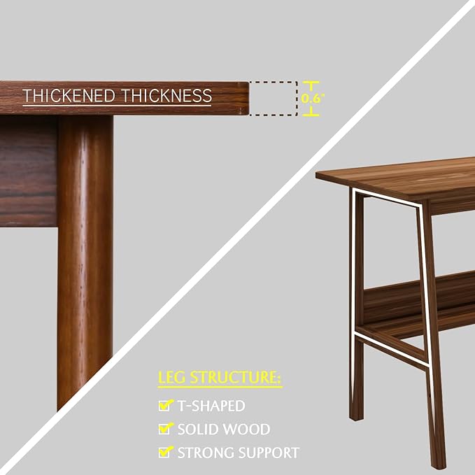 2-Person Writing Desk with Bookshelf - 94" Wooden Extra Long Home Office Work Table, Double Study Computer Workstation with Storage Shelves in Walnut, 94" W x 24" D