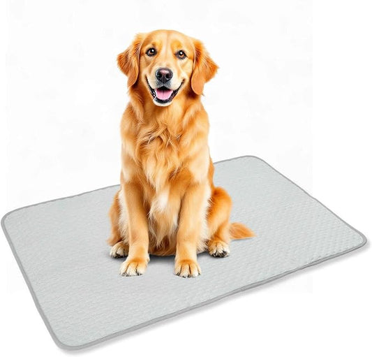 Dog Cooling Mat, Durable Machine Washable Pets Cool Pad, XX-Large, Grey