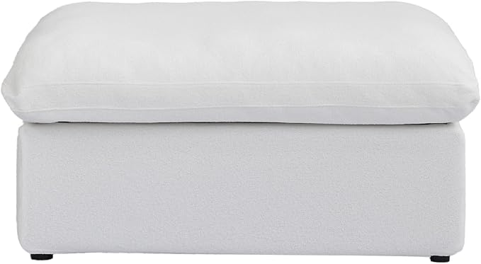 WJShome Ottoman, Modular Sectional Sofa,Down Filled Sofa Couch for Modern Living Room Sofa Sets for Office House-White