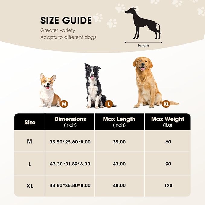 Elevated Pet Bed, Raised Outdoor Dog Bed for Extra Large Sized Dog, Portable Cooling Pet Cot with Breathable & Washable Mesh, Indoor & Outdoor Pet Hammock with Skid-Resistant Feet.