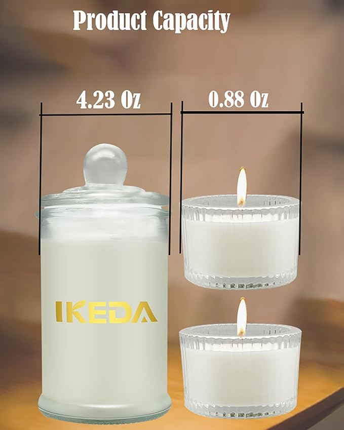 Scented Candles,3pcs Nature Aroma Home Aromatherapy Candles Gifts Set,80h Long Lasting Burn Time Soy Wax Candle for Bar, Birthday, Valentine, Christmas