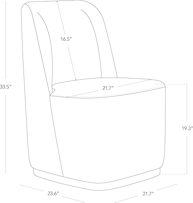 CHITA Upholstered Rolling Dining Chair on Casters Set of 2, FSC Certified Modern Fabric Dining Chair with Casters, Boucle Dining Chairs for Reading Room Kitchen Dining Room, Moss Green