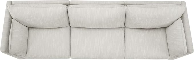 CHITA Luxury Oversized Sectional Modular Sofa, Premium Down Filled Cloud Couch, FSC Certified Comfty Deep Seat Sectional for Living Room, 3 Seat, 114‘’ Width, Snow