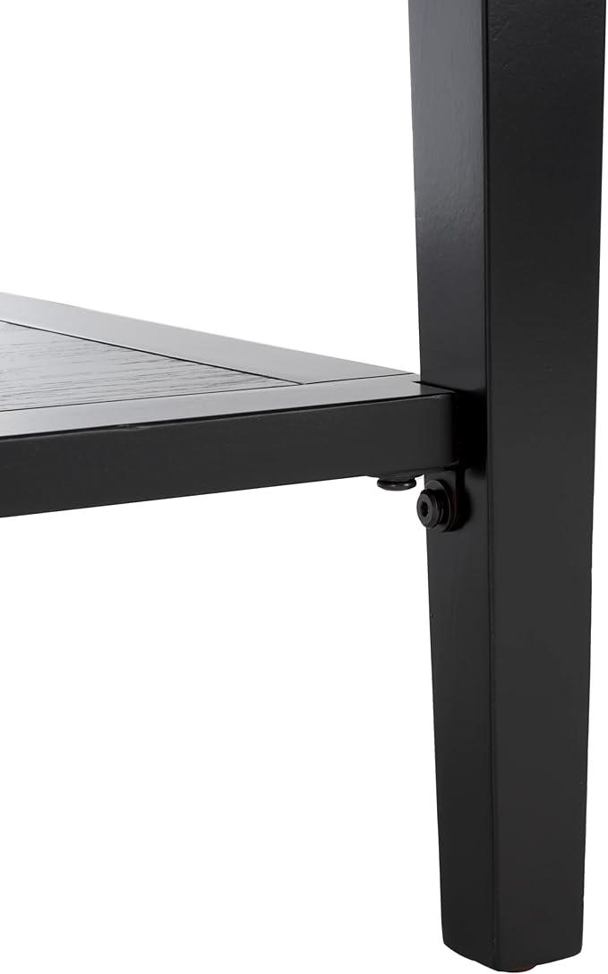 SAFAVIEH Home Collection Manelin Black/Antique Gold 3-Drawer Console Table for Living Room Foyer Bedroom Hallway Entryway Office