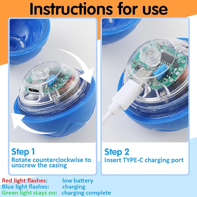 Shaky Ball Toy for Dogs, Automatic Moving Dog Toy Ball for Dogs