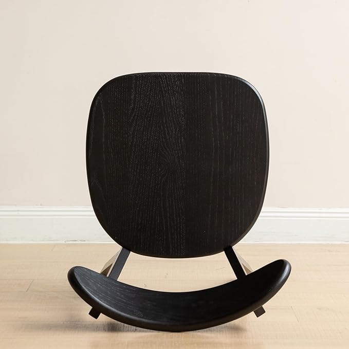 Set of 2 Black Wood Dining Chairs,FAS Grade Oak Dining Chairs, Sturdy Outer Sword-Leg Design in Black Finish for Restaurant, Cafe, and Modern Home Kitchen,Easy Assembly,400 lb Capacity