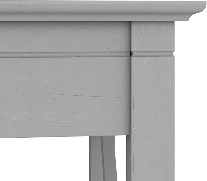 Bush Furniture Key West Collection Writing Desk, Writing Table for Home Office in Cape Cod Gray, Small Modern Farmhouse Desk