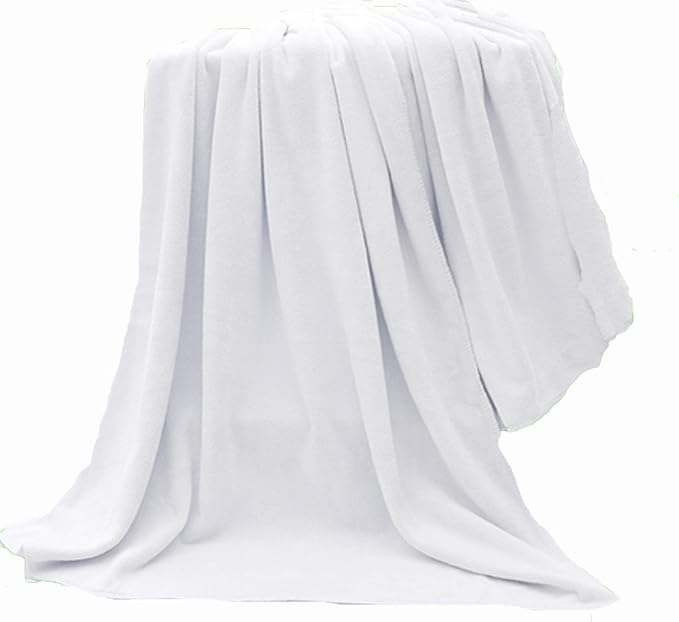 MYLSMPLE Microfiber Bath Towels Bath Sheets Beach Spa Bathroom Towels Extra Large Absorbent Towels(36 Inch X 72 Inch, White)