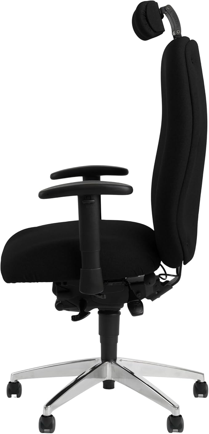 Heavy-Duty Bariatric Ergonomic Office Chair - 550lbs Capacity, Adjustable Backrest and Seat Tilt, Pressure Relief Foam Seat