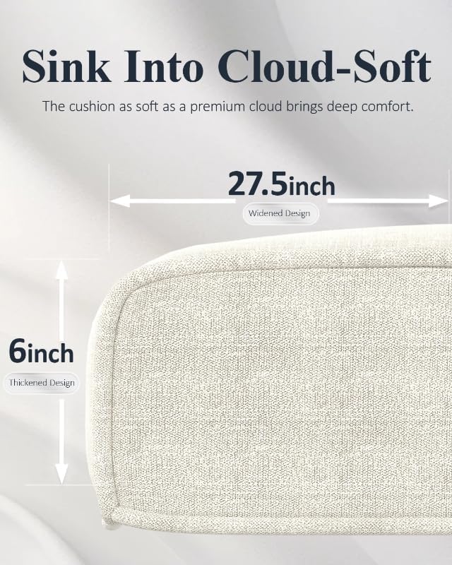 LayinSun 6-Piece Outdoor Modular Wicker Sectional Sofa with Fire Pit Table, Patio Furniture Conversation Set with Deep Seating and Thick Cushions