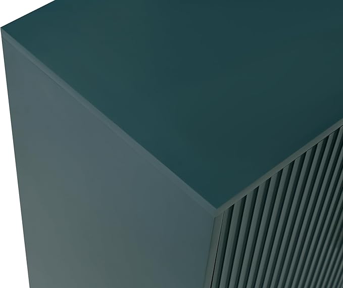 30 Inch Modern Console Table Sofa Table with 4 Doors and Metal Handles, Accent Buffet Sideboard Serving Storage Cabinet with Shelf for Living Room Kitchen