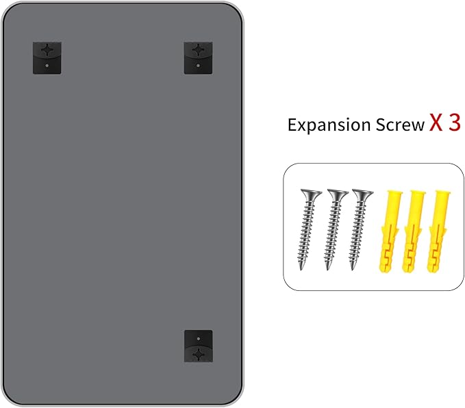 FORBATH 60x36 Inch Large Bathroom Mirror for Double Sinks, Brushed Silver Deep Frame Wall Mirror with Rounded Corners, Anti-Rust Tempered Glass for Modern Farmhouse Vanity (Horizontal/Vertical)