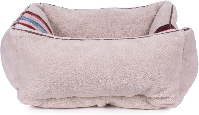 Pendleton Berber Kuddler Dog Bed - Serape Rosewood, M