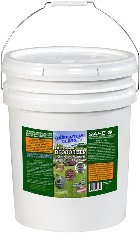 Amazing Outdoor Deodorizer odor eliminator Natural Enzyme Just Spray & Walk Away Grass, AstroTurf, Dog Runs, Patios, Decks, Fences & More Vet Approved - odor eliminator for strong odor