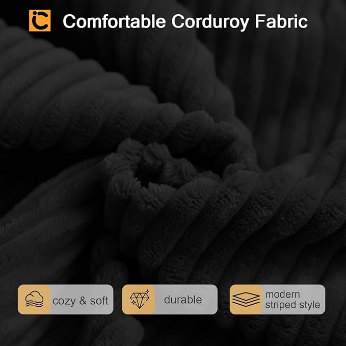 COMAX Folding Sofa Bed Queen 4-in-1 Foldable Floor Couch Convertible Futon Sofa with Armrests Black - Sleeper Mattress Chair Bed Comfy Portable Fold Out Lounge Guest for Living Room Bedroom