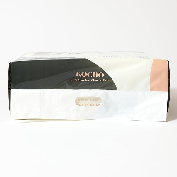 KOCHO Ultra Absorbent Charcoal Pads 6-Layered, Small 13.4" X 17.7" Odor-Eating Cat Litter Box Liner Training and Puppy Quick-Dry Pee Pad 4 Packs of 88 (Total 352) Made in Japan