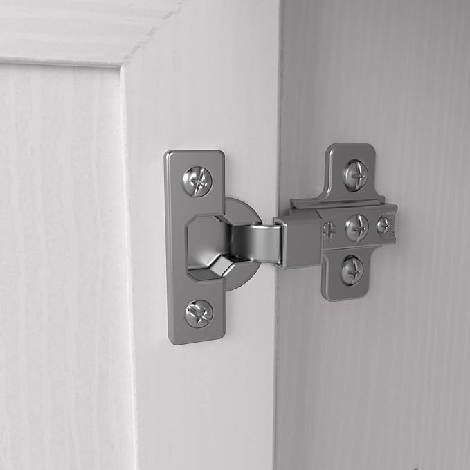 Bush Furniture Key West Tall Storage Cabinet with Doors and Shelves in Pure White Oak, 2 Door Organizer for Home Office, Living Room, Entryway