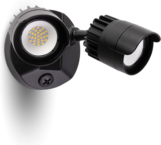 LED Flood Lights Outdoor, 34W 3500LM 5000K Daylight, IP65 Waterproof Security Lights with 2 Adjustable Heads, Exterior Wall Light for Patio, Garage, Yard (Black)