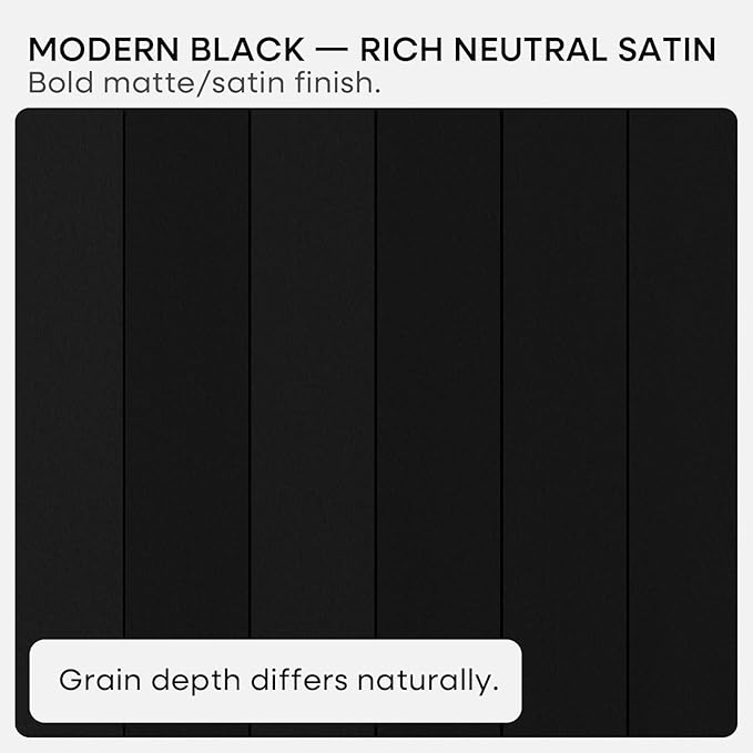 Homeforia Black Floating Shelves 24 inch, High End Solid Real Wood 24inch Bathroom Floating Shelf for Wall Mounted, Black Wooden 24in Floating Shelves, Heavy Duty Bracket, 24 X 6.5 X 1.75 in, Set of 2