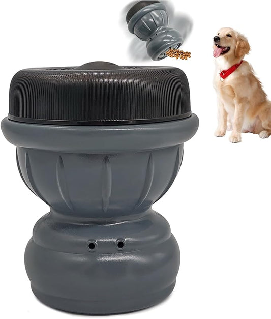 Smart Interactive Dog Chew Toy with Auto-Pause Tech ABS Chew Toys for Dogs, Treat Dispenser for Aggressive Chewers for Small or Medium Dogs