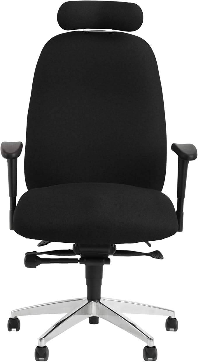 Heavy-Duty Bariatric Ergonomic Office Chair - 550lbs Capacity, Adjustable Backrest and Seat Tilt, Pressure Relief Foam Seat