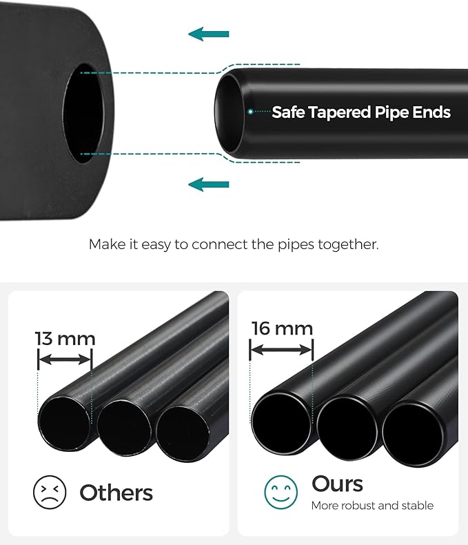 SONGMICS Portable Closet, Freestanding Closet Organizer, Clothes Rack with Shelves, Hanging Rods, Storage Organizer, for Cloakroom, Bedroom, 54.3 x 16.9 x 71.7 Inches, Black URYG025B02