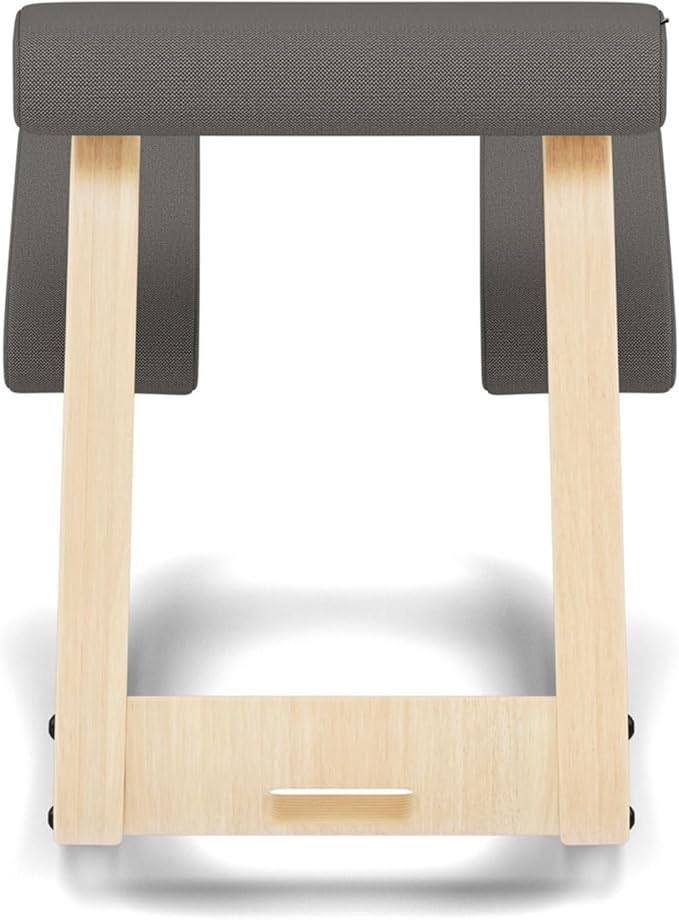 Varier Variable Natural/Grey Ergonomic Office Kneeling Chair – Active Sitting, Rocking Seat for Home, Study & Posture Support – 10 Year Quality Guarantee