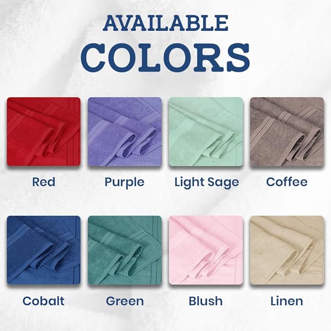 Casa Lino Bath Sheets Set Extra Large - 100% Cotton Extra Large Bath Towels - Highly Absorbent & Quick Dry Oversized Towels for Adults - 60" x 30" - Pack of 2 - (Linen Brown)