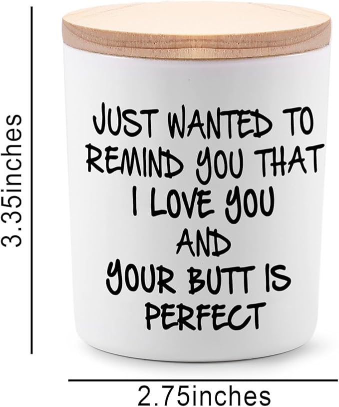 BFJLIFE Gifts for Her Funny Romantic Unique I Love You Valentines Day Anniversary Christmas Birthday Gifts for Women Girlfriend Wife Lavender Scented Soy Candles