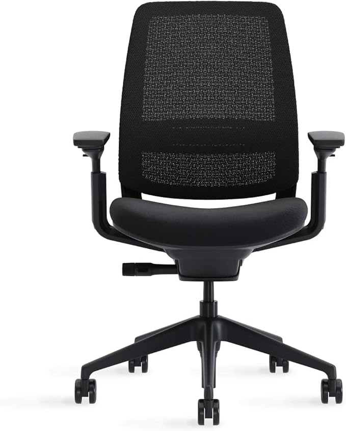 Steelcase Series 2 Office Chair, Graphite Frame, Cogent Connect Aubergine, Hard Floor Casters