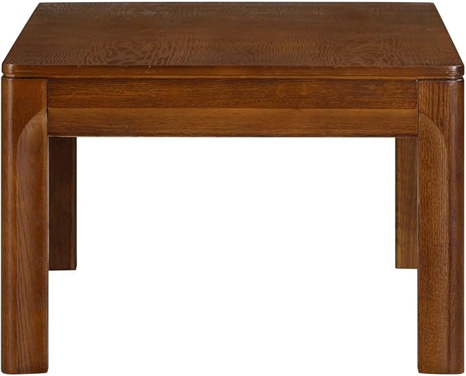 NTC Flow Modern Wooden Rectangle Coffee Table with Hidden Drawer – Waterproof & Heat Resistant, Dark Walnut