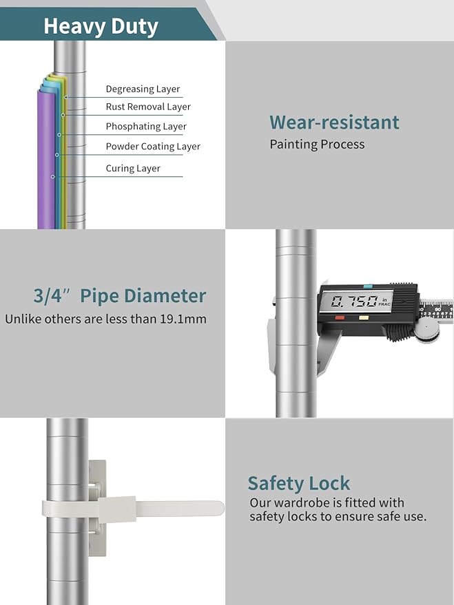 SINGAYE 5 Tier Storage Garage Shelving Units Heavy Duty Wire Shelves Pantry Metal for Pantry Closet Kitchen Laundry Bathroom Organizers Shelf Home Shorage Gray