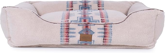 Pendleton Berber Kuddler Dog Bed - Harding Rosewood, XL