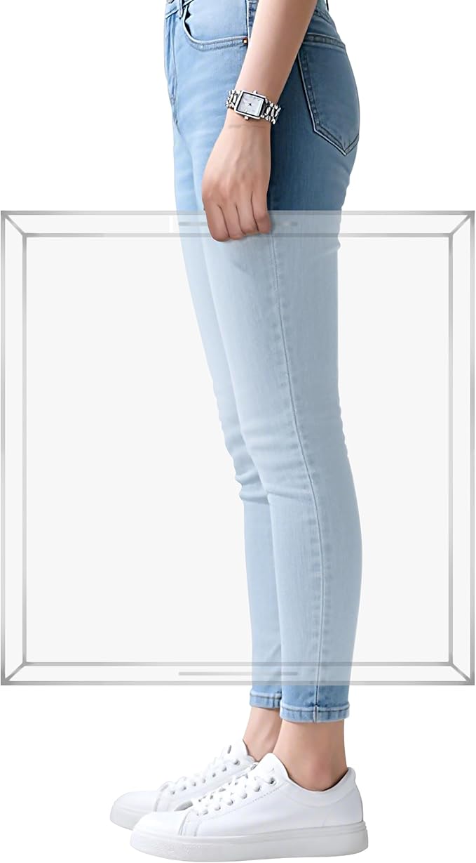 Clear Acrylic Serving Tray with Handles-Butler Trays for Coffee Table, Snacks,Breakfast in Bed, Kitchen Countertop,Vanity,Makeup Organizer,Ottoman (Clear, 20x20 Inches)