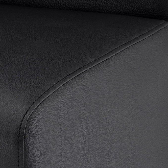 Zuri Furniture Boston High Back Modern Dining Chair - Black