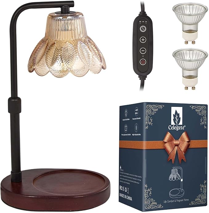 Candle Warmer Lamp with Timer and Dimmer-Candle Warming Lamp for House Warming Gifts,Brithday Gifts for Women Mom,Adjustable Height for Wax Warmer Lamp,Home Decor