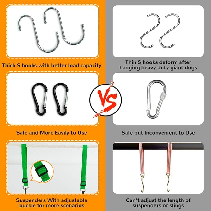 AWOOF Cat Grooming Hammock Harness for Cats & Dogs, Restraint Dog Grooming Hammock with Nail Clippers/Trimmer, Nail File, Comb, Grooming Scissors for Nail Trimming Ear Cleaning Medicine Taking