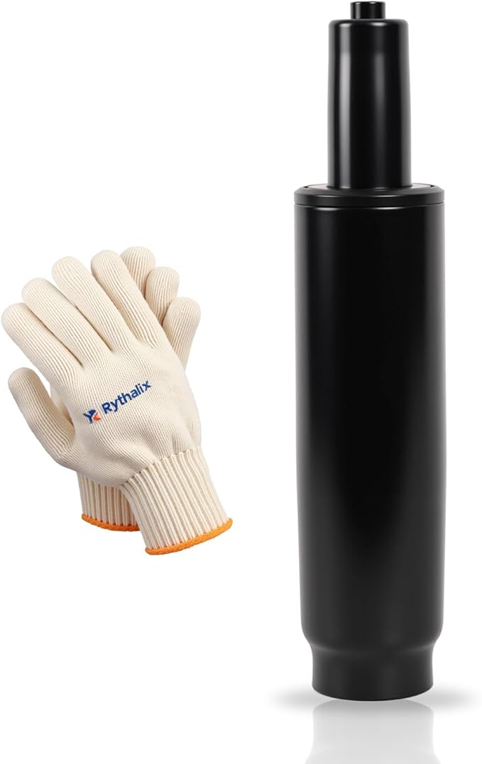 2.4" Office Chair Cylinder Replacement - Heavy Duty 1000lbs Class 4 Hydraulic Lift with Silent 360° Rotation, Universal Pneumatic Piston Fit for Sinking Desk/Gaming Chairs