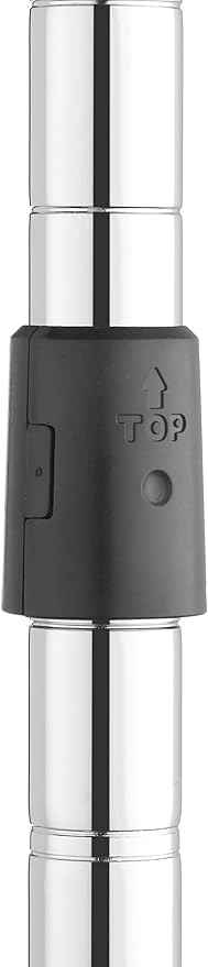 Whitmor 2 Tier Metal Storage Shelves, Heavy Duty Shelf with Basket, 350 lbs Capacity per Shelf, 700 lbs Total, Home Organizer for Kitchen, Bathroom, Bedroom, 15" L x 14" W x 15" H, Chrome